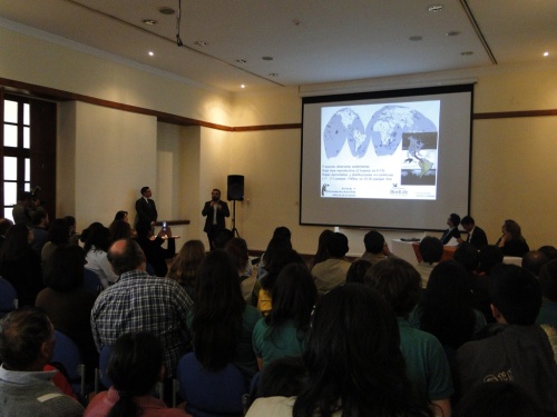 Presentation of the IBA Mashpi-Pachijal by David Diaz (president of Aves y Conservación)